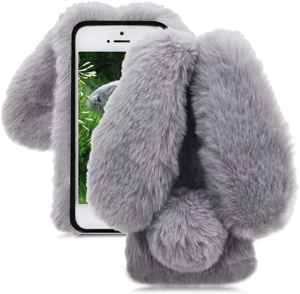 iPhone - Plüsch hülle Hase
